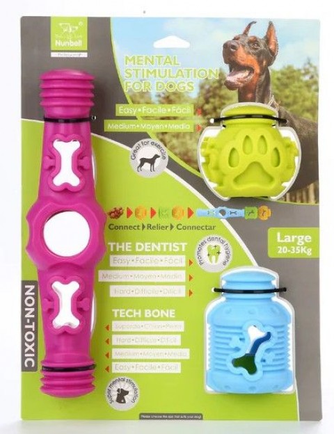 Nunbell Köpek Egitici 3 Parçalı Oyuncak Large