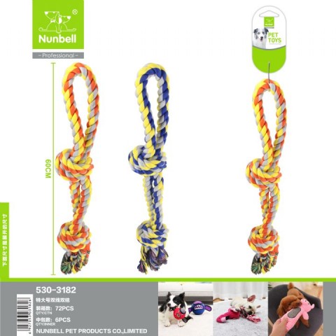 Nunbell Köpek Oyun.kalın İki Dügüm İp