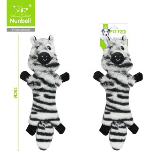 Nunbell Köpek Oyun.peluş Zebra