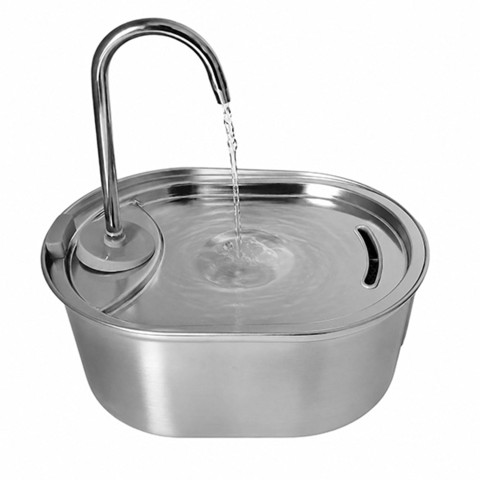 Nunbell Su Sebili Paslanmaz Çelik Oval