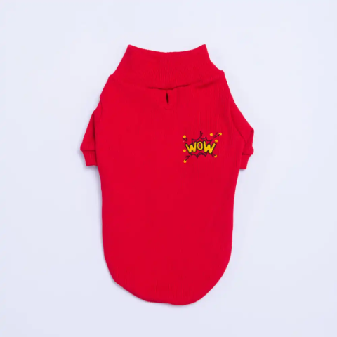 Pawstar Kırmızı Wow Kaşkorse Sweat