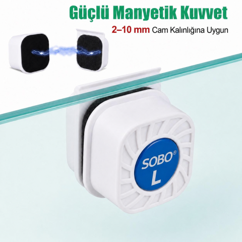 SOBO CAM SİLECEGİ MIK.KAZICILI MİNİ LARGE