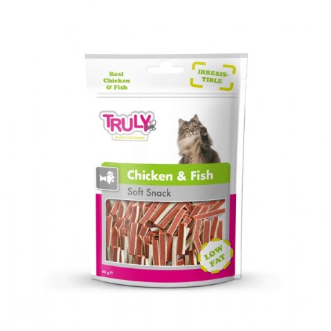 Truly Kedi Ödül Soft Snack Tavuk Balık 50g
