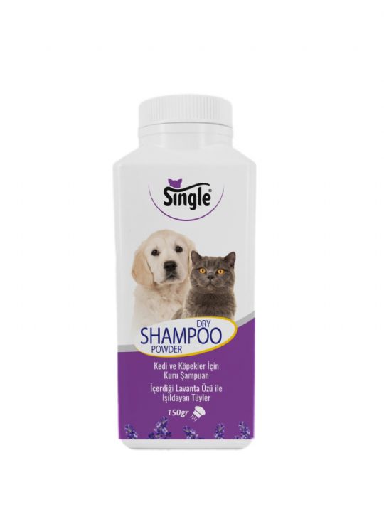 Single Kedi Köpek Lavantalı Kuru Şampuan 150gr