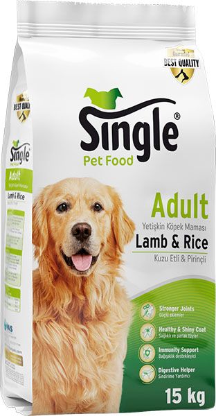 Single Lamb Rice Yetişkin Köpek Maması 15kg