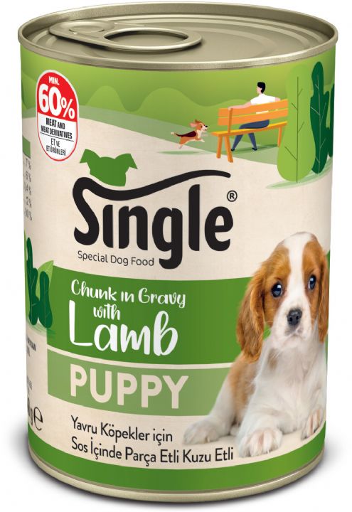 SİNGLE PUPPY LAMB KONS 400gr 12x2 PKT