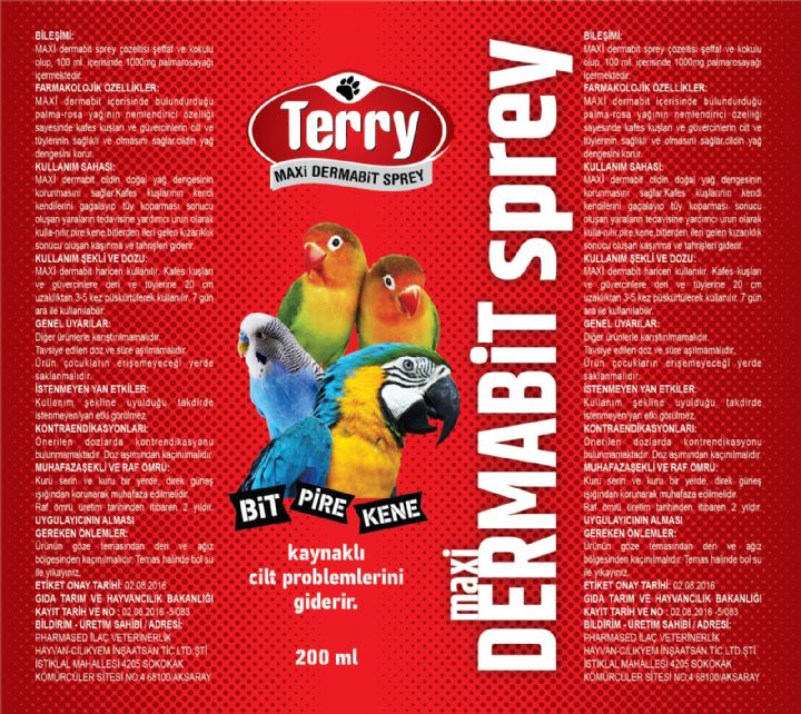 TERRY DERMABİT SPREY 200ml 24'lü