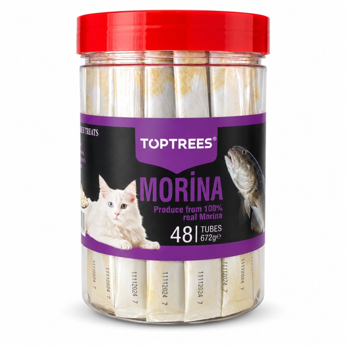TOP TREES KEDİ ÖDÜL KREM MORİNA 48X14gr