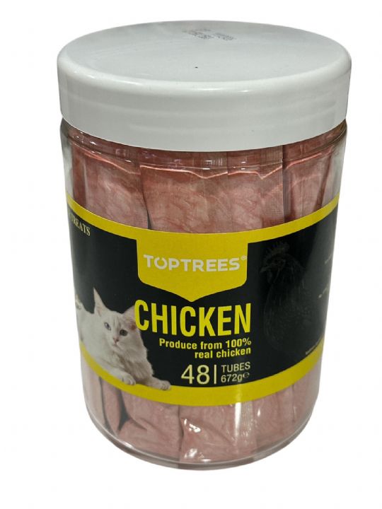 Top Trees Kedi Ödül Krem Tavuklu 48x14gr