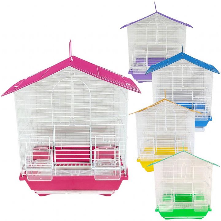 Ub301-r Kuş Kafesi Boyalı Orta Boy Dik Çatı 10'lu Ub301-r Kuş Kafesi Boyalı Orta Boy Dik Çatı 10'lu