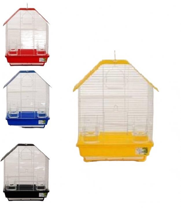 Ub302-r Kuş Kafesi Orta Boy (beşgen Çatılı) 10'lu